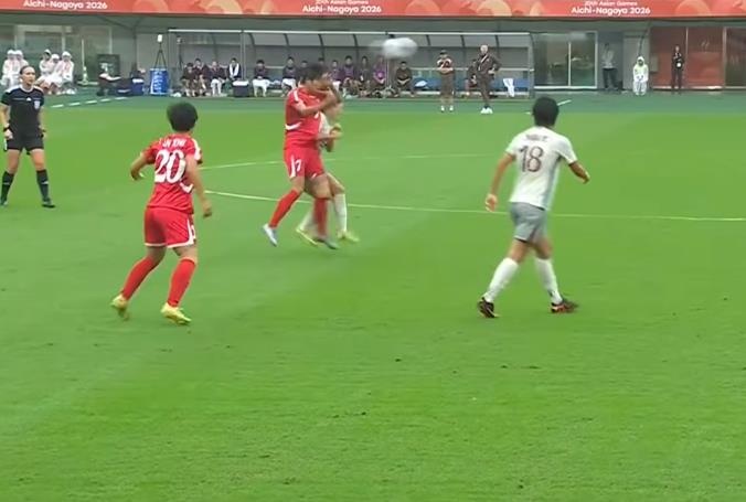 半场-中国女足暂0-0朝鲜女足 中国女足0射正+2人染黄 朝鲜4射2正